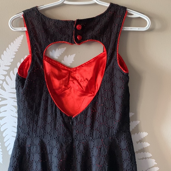 Voodoo vixen Valentine’s Day for and flat dress with keyhole back - Picture 3 of 3